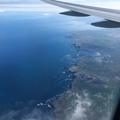 Ireland-0001-The cliffs of Ireland on the flight in.